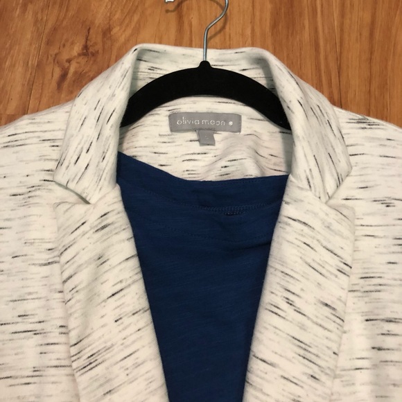 NWOT Olivia Moon Collared Blazer - Picture 2 of 9